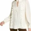 Lafayette 148 New York Harlan Silk Blouse Women Tops
