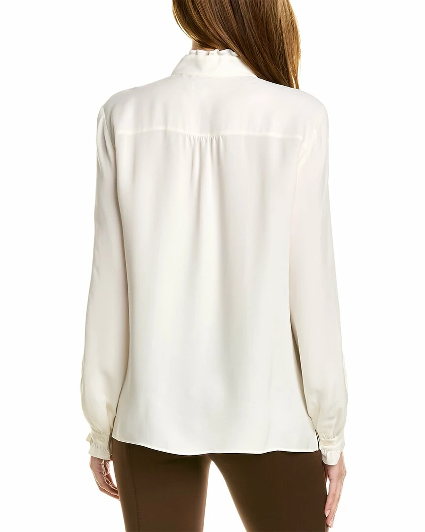 Lafayette 148 New York Harlan Silk Blouse Women Tops - Image 2