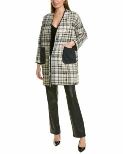 Lafayette 148 New York Oversized Coat Women Outerwear