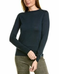 Lafayette 148 New York Mock Neck Wool & Silk-Blend Sweater Women Sweaters & Knits