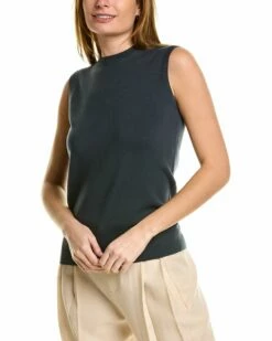 Lafayette 148 New York Double Knit Wool-Blend Sweater Women Sweaters & Knits