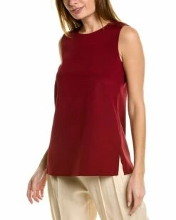 Lafayette 148 New York Adela Silk-Blend Blouse Women Tops