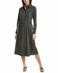 Lafayette 148 New York Adair Wool-Blend Dress Women Dresses