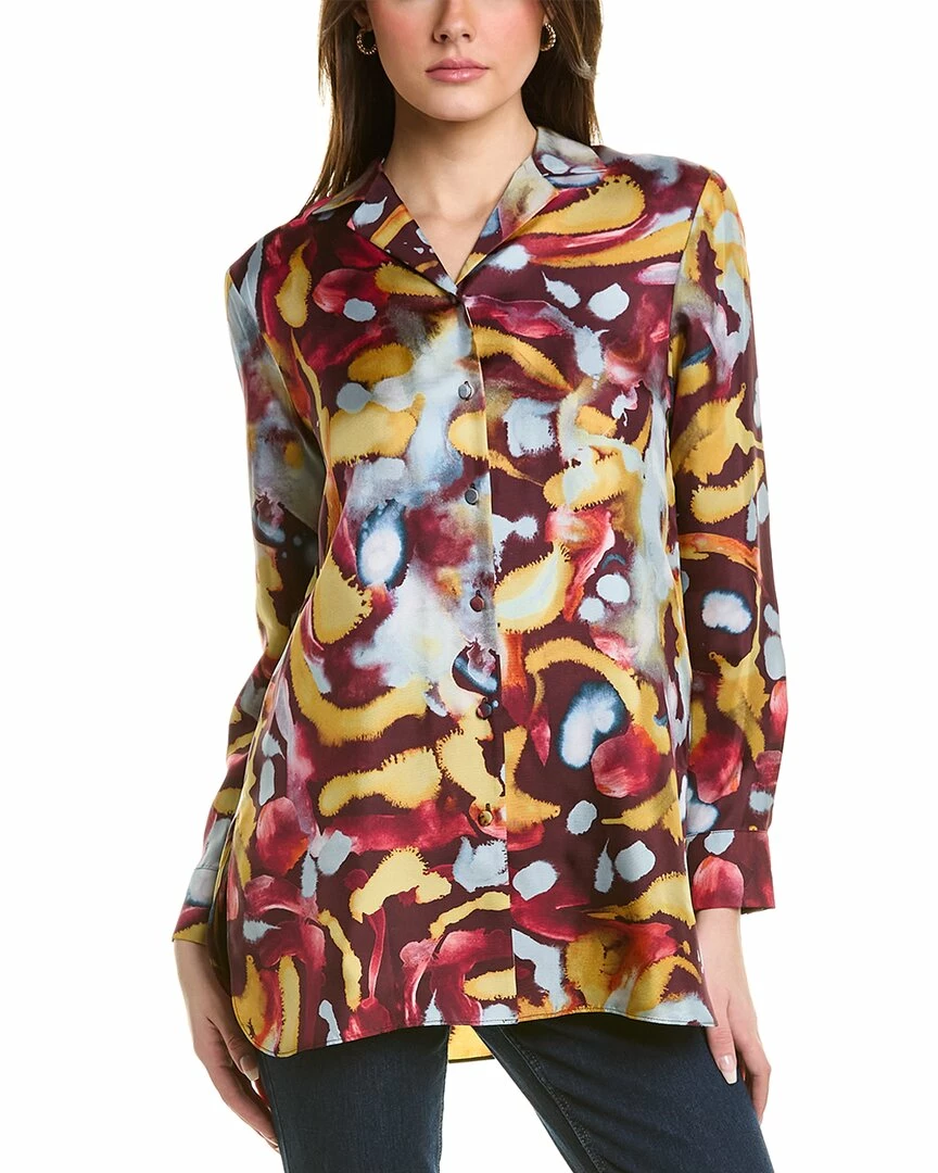 Lafayette 148 New York Jones Silk Blouse Women Tops