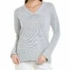 Lafayette 148 New York Smoothspun Silk & Cashmere-Blend Sweater Women Sweaters & Knits
