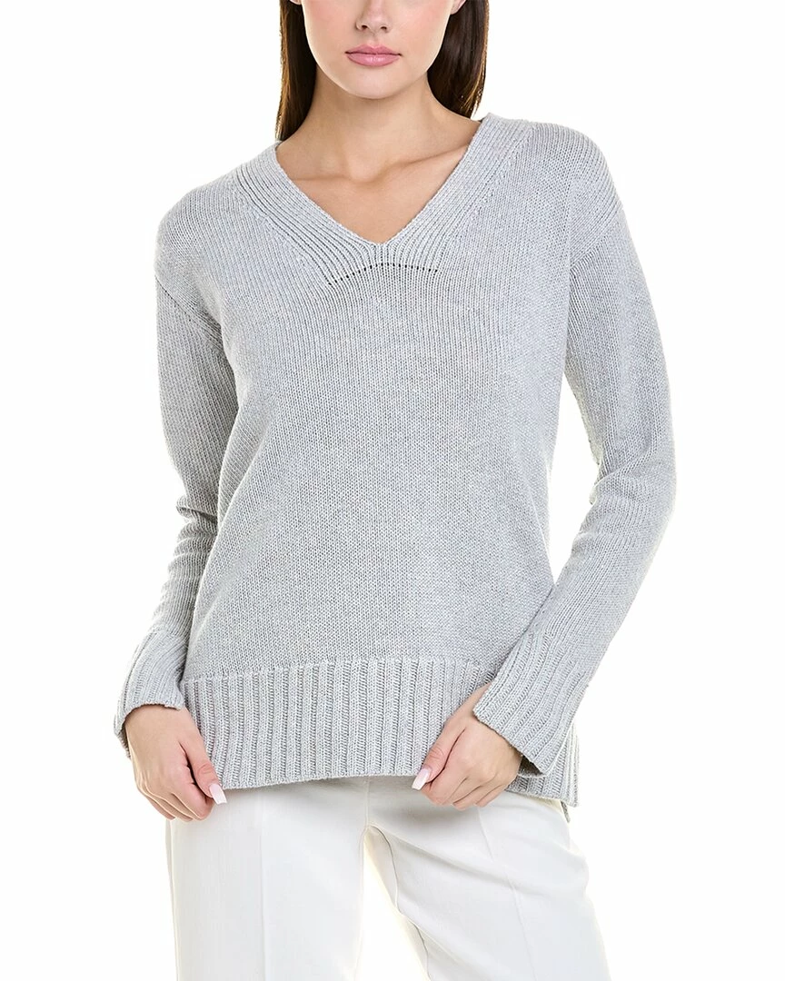 Lafayette 148 New York Smoothspun Silk & Cashmere-Blend Sweater Women Sweaters & Knits