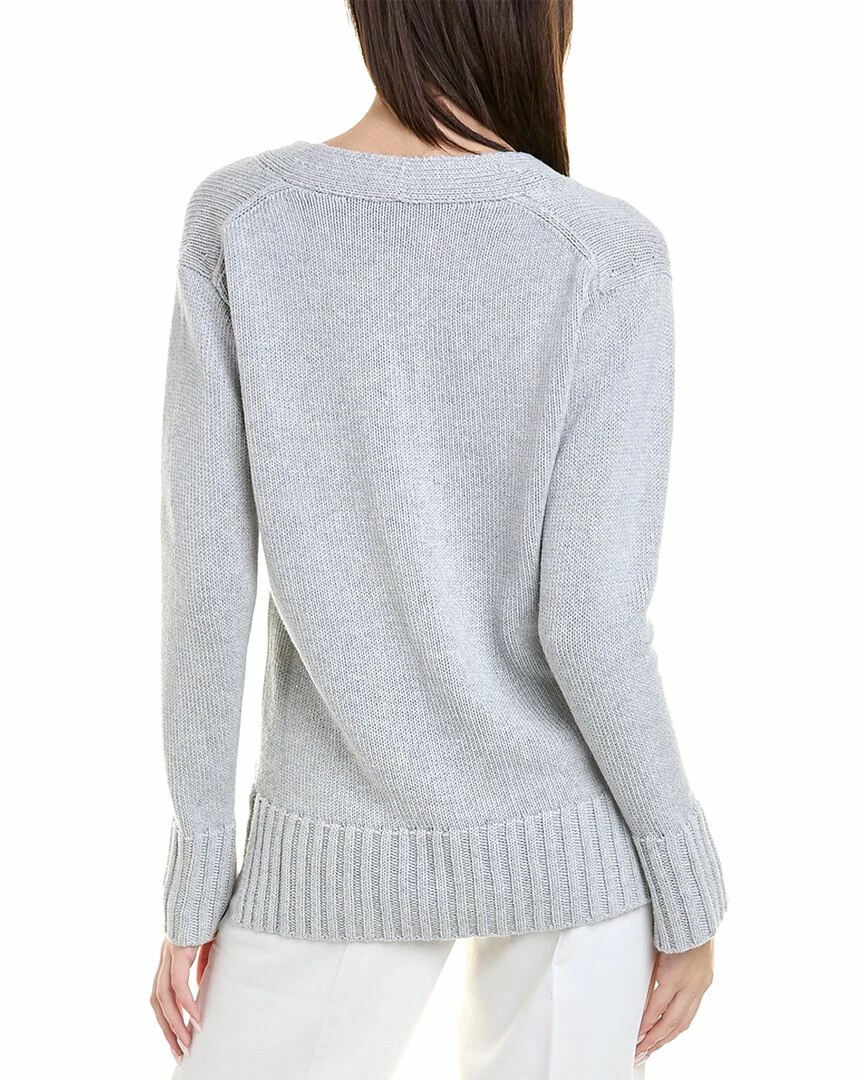 Lafayette 148 New York Smoothspun Silk & Cashmere-Blend Sweater Women Sweaters & Knits - Image 2