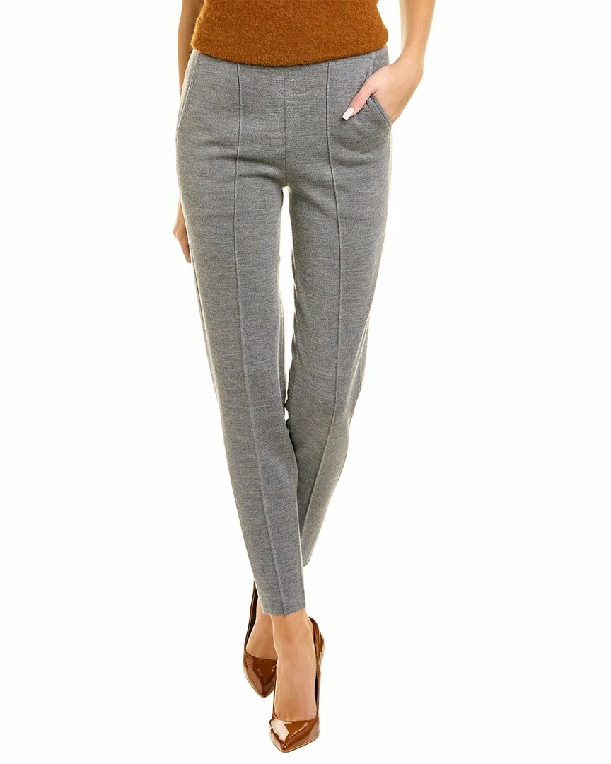 Lafayette 148 New York Petite Double Knit Wool-Blend Tapered Pant Women Pants