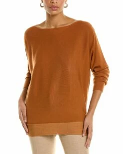 Lafayette 148 New York Bateau Neck Dolman Sweater Women Sweaters & Knits