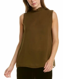 Lafayette 148 New York Charlene Silk Blouse Women Tops