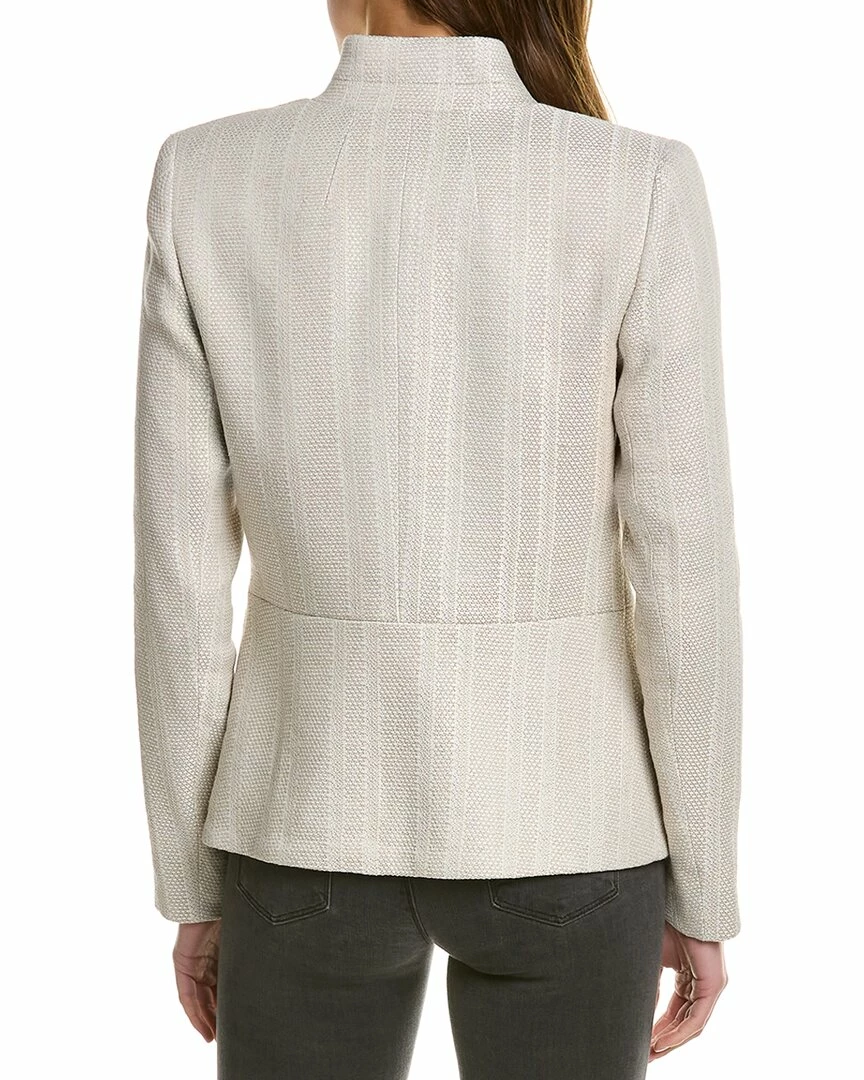 Lafayette 148 New York Trudie Linen-Blend Jacket Women Suits & Separates - Image 2