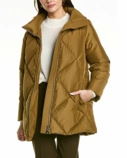 Lafayette 148 New York Simmons Down Coat Women Outerwear