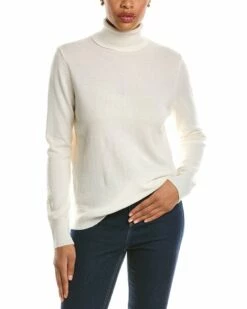 Lafayette 148 New York Cashmere Turtleneck Sweater Women Sweaters & Knits