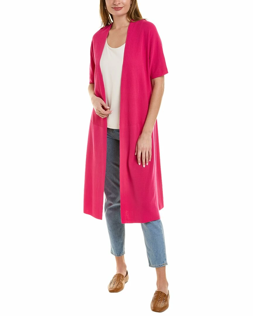 Lafayette 148 New York Open Front Cashmere Cardigan Women Sweaters & Knits