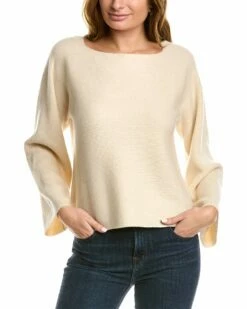 Lafayette 148 New York Square Neck Cashmere Sweater Women Sweaters & Knits