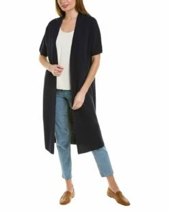 Lafayette 148 New York Open Front Cashmere Cardigan Women Sweaters & Knits
