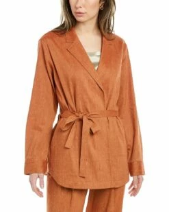 Lafayette 148 New York Lawson Linen & Wool-Blend Jacket Women Suits & Separates