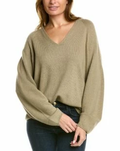Lafayette 148 New York Cashmere V-Neck Sweater Women Sweaters & Knits