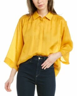 Lafayette 148 New York Nila Blouse Women Tops