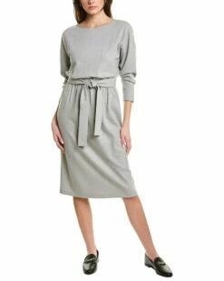 Lafayette 148 New York Harrison Wool & Cashmere-Blend Sweaterdress Women Dresses