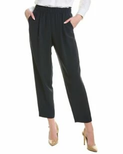 Lafayette 148 New York Ashland Wool-Blend Ankle Pant Women Pants