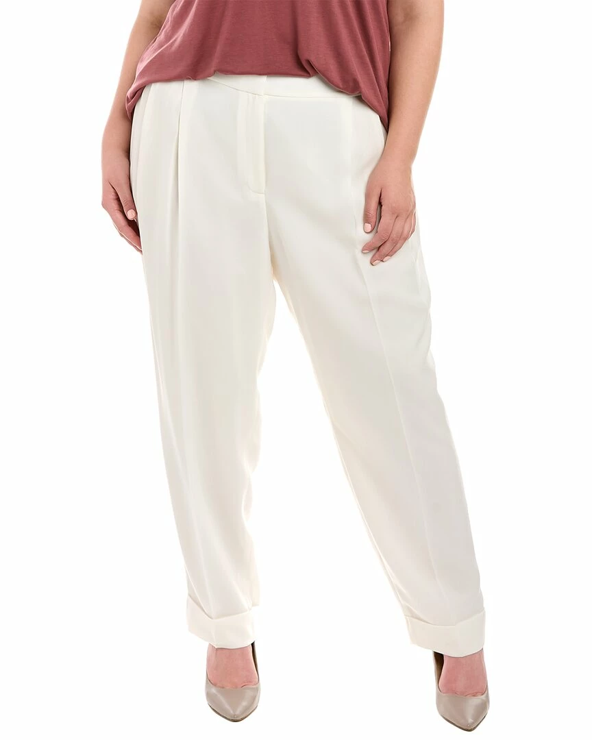 Lafayette 148 New York Plus Ellis Pleated Pant Women Pants