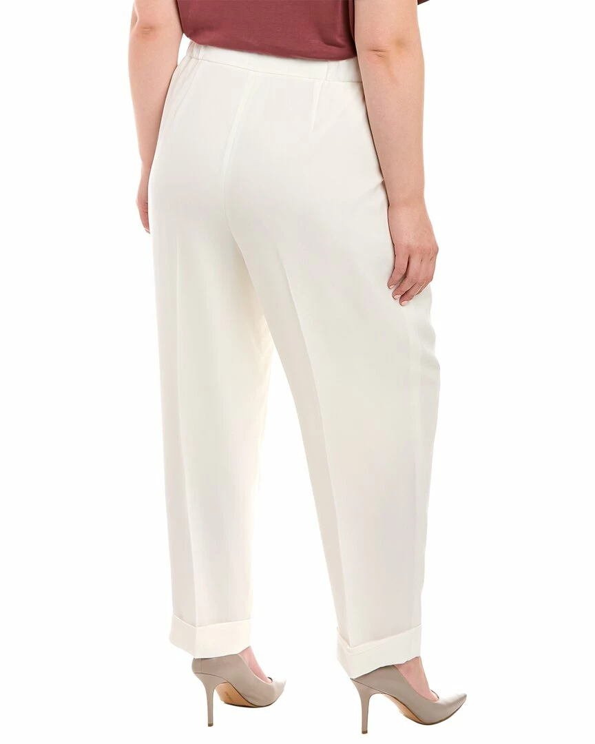 Lafayette 148 New York Plus Ellis Pleated Pant Women Pants - Image 2