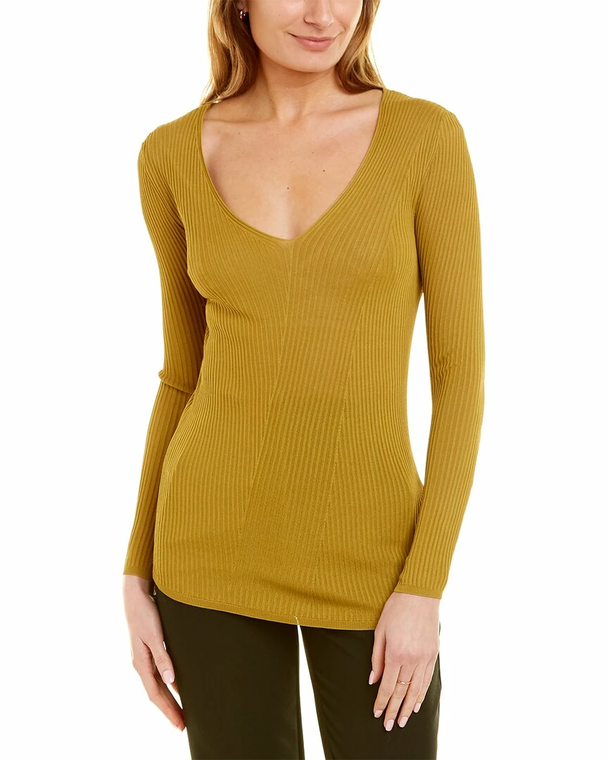 Lafayette 148 New York Diagonal Rib Sweater Women Sweaters & Knits