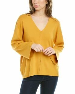 Lafayette 148 New York V-Neck Sweater Women Sweaters & Knits