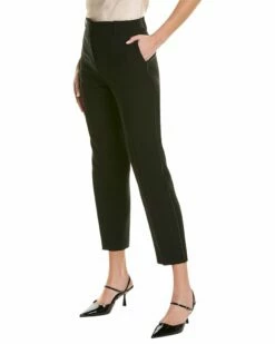 Lafayette 148 New York Clinton Wool & Silk-Blend Ankle Pant Women Pants