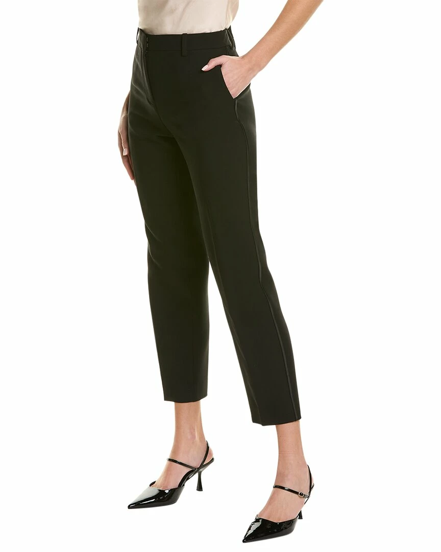 Lafayette 148 New York Clinton Wool & Silk-Blend Ankle Pant Women Pants