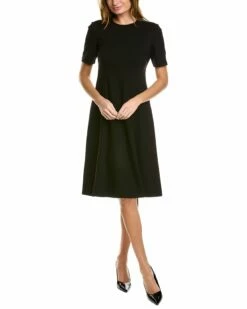 Lafayette 148 New York Ponti Wilder A-Line Dress Women Dresses